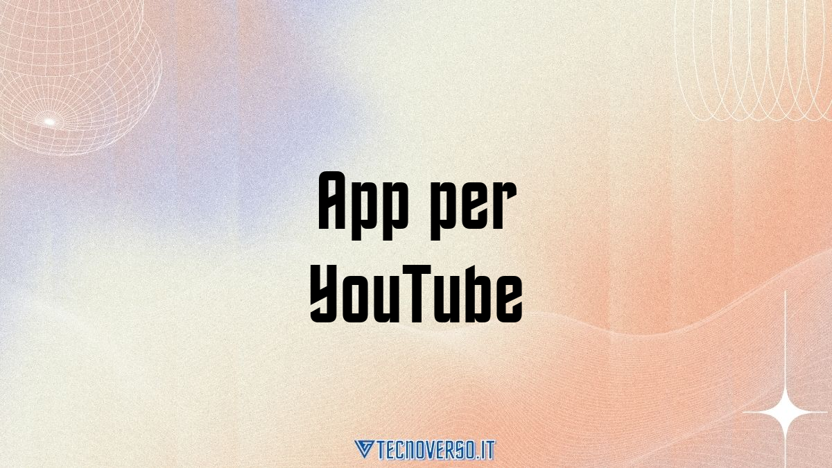 App per YouTube