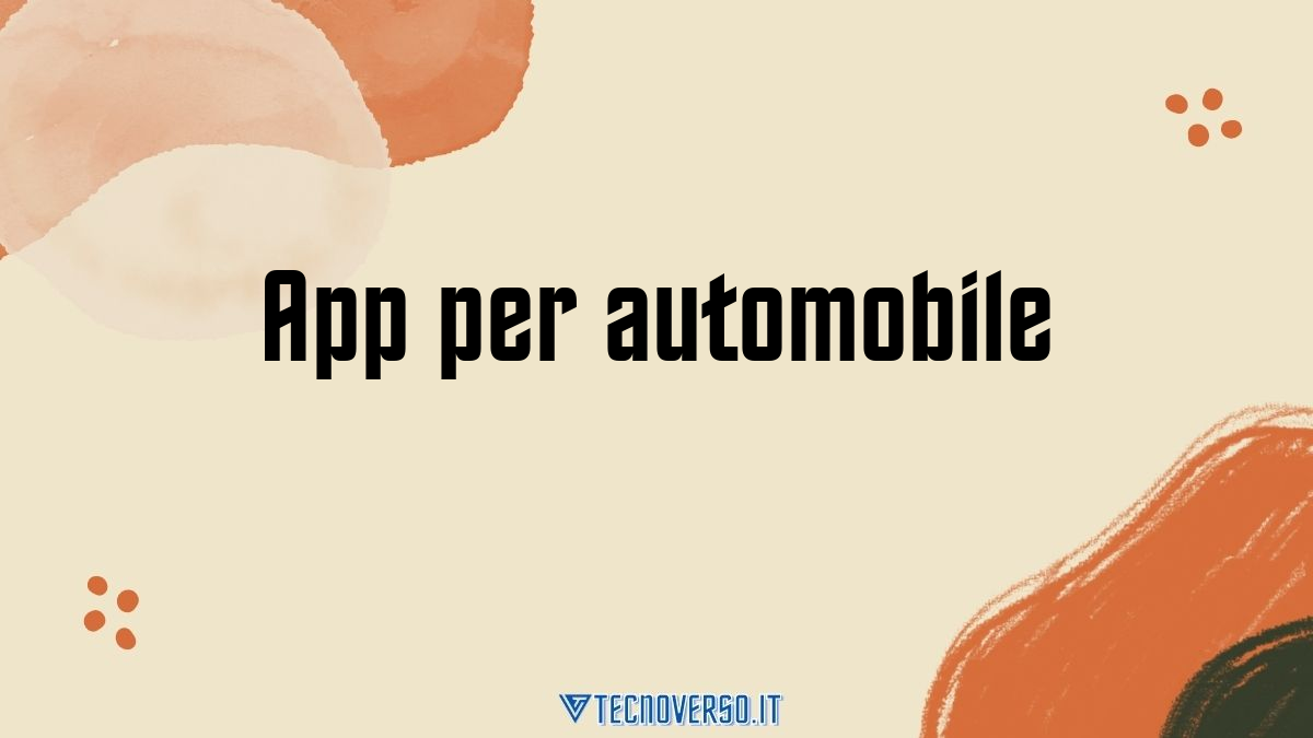 App per automobile