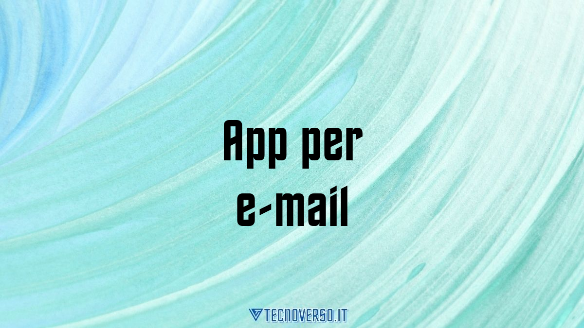 App per e mail
