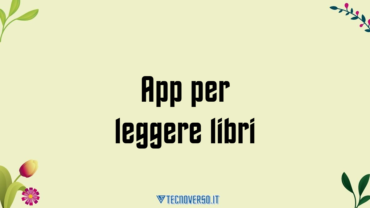App per leggere libri