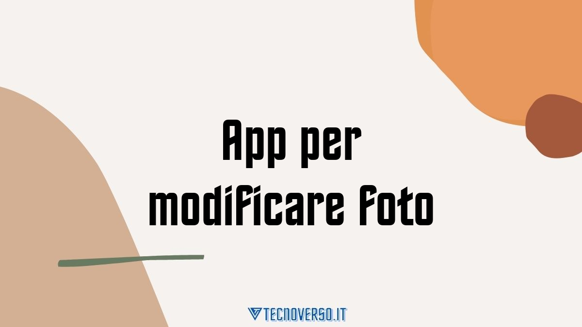 App per modificare foto