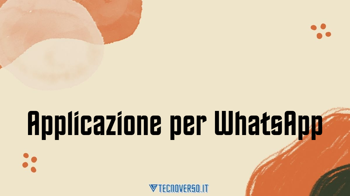 Applicazione per WhatsApp