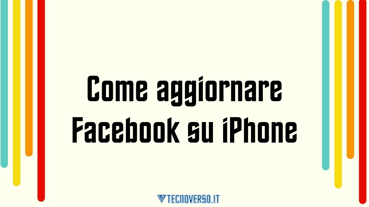 Come aggiornare Facebook su iPhone
