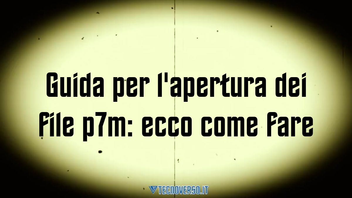 Guida per lapertura dei file p7m ecco come fare