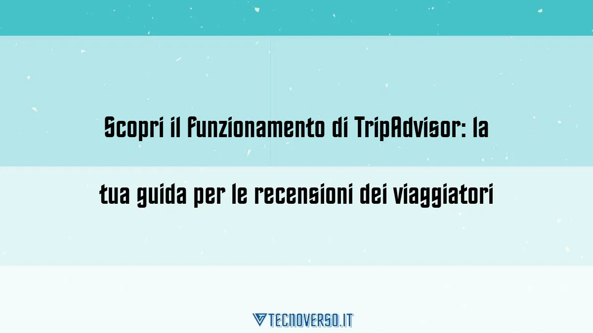 come funziona trip advisor